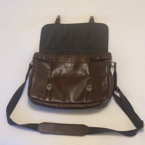 Fossil Leather Briefcase Bag - Picture 6 of 14